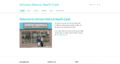 Desktop Screenshot of johnsonnaturalhealth.com
